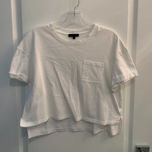 The Range Basic White T-Shirt - Cropped